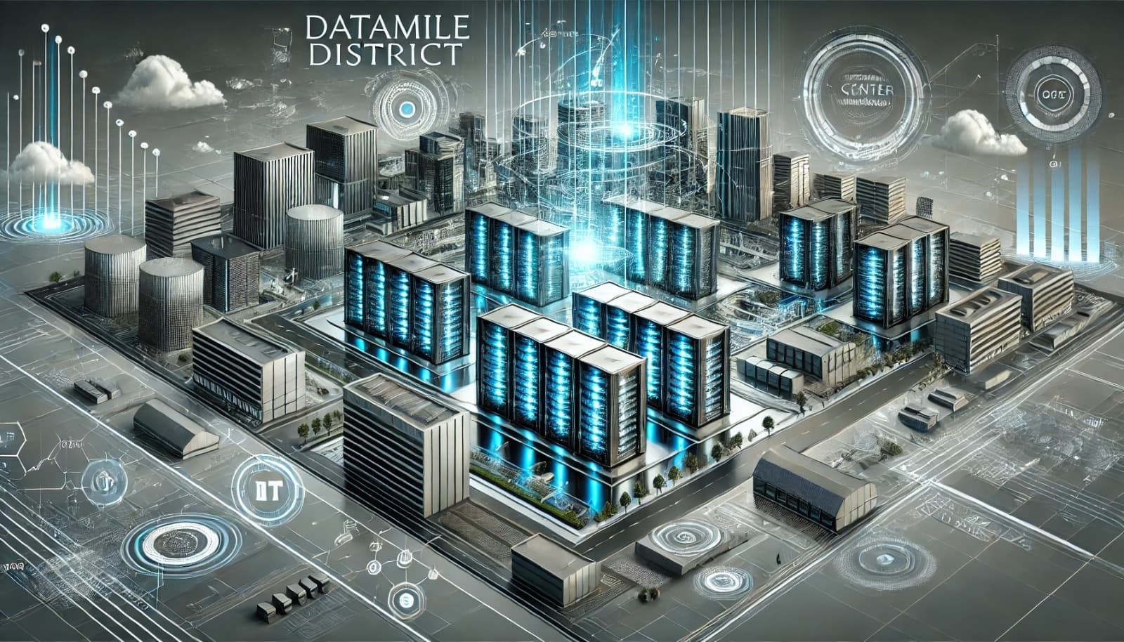 Futuristic, high-tech, and scalable data center and   IT innovation park: DataMile District